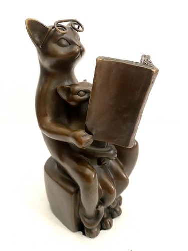 Playful bronze figure bronze