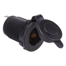 Cigarette Lighter Socket with Cover & LED 20A 12V A13-142E-BB3
