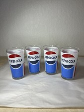Vintage Lot of 4 PEPSI COLA 12
