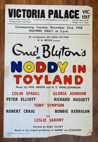 Noddy toyland 1958 victoria - toyland,