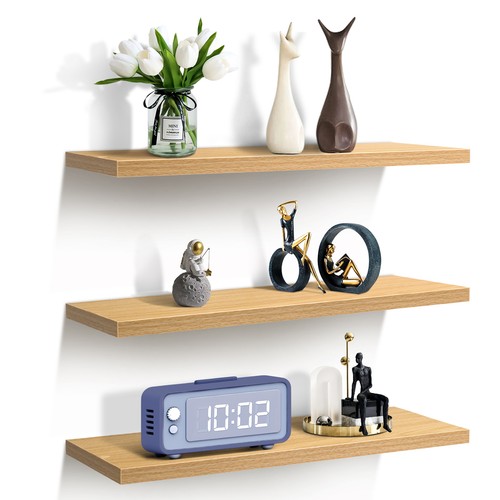 Floating wall shelves set 3 - floating,