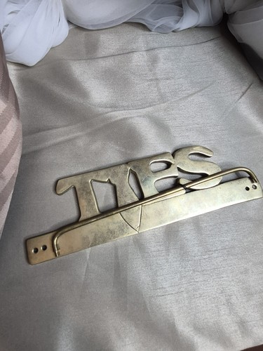 Ole vintage brass tie wall - tie,
