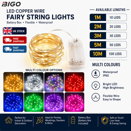200 fairy string lights - 10/200,