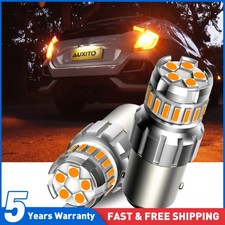 2x 1156 1157 23SMD PY21W LED Reverse Brake Light Turn Signal Lights Canbus Bulb