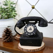 Corded Phone Antique Old Fashion Landline Telephone Model for Desk Bar