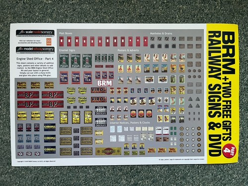 Brm sheet 4mm - 4mm, railway