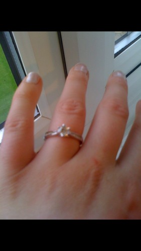 18ct white gold - , engagement