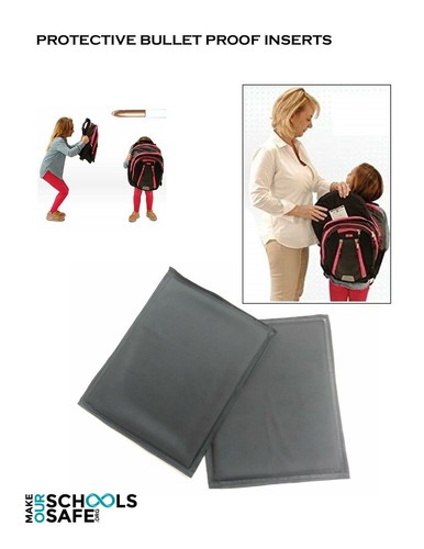 Bullet proof backpack insert - proof,