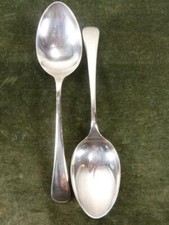 2 Vintage John Turtons Serving spoons Old English Patterns Silver Plated