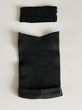 VERTU Aster P Onyx Black Calf Leather Used SET Parts Covers , Genuine