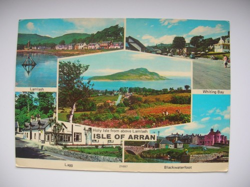 Arran postcard lamlash - postcard,