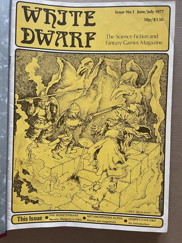 White dwarf magazine issue - magazine,