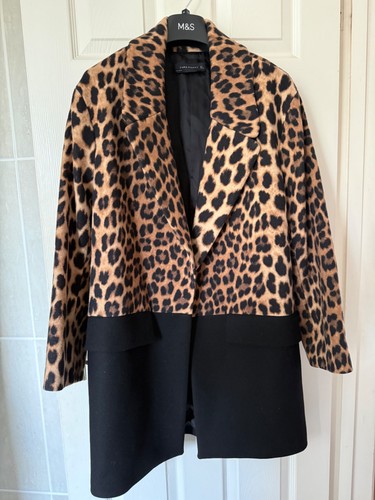 Zara black leopard animal - black, &