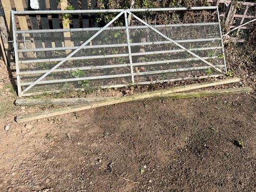 Farm gate field - farm, gate,