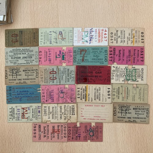 Railway tickets 22 x - railway.,