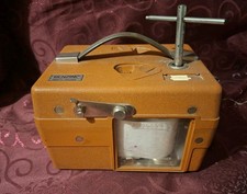 Benzing Pigeon Racing Clock Timer with Key Orange Case Mechanical Homing Vintage