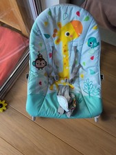 Bright Starts Wild Vibes Infant to Toddler Rocker with Vibrations- EX DISPLAY