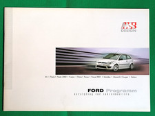 2002-03 MS DESIGN FORD RANGE STYLING Brochure - Bodykits Alloys Fiesta Focus etc