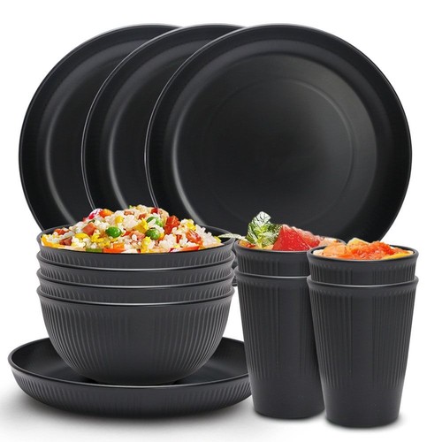3pcs set plastic - 3pcs/set, black