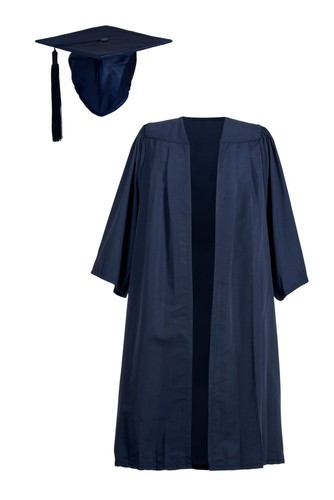 Graduation gown hat cap navy - hat,