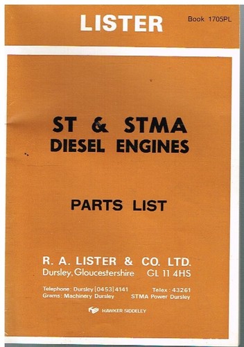 Lister stma diesel engine - stma,