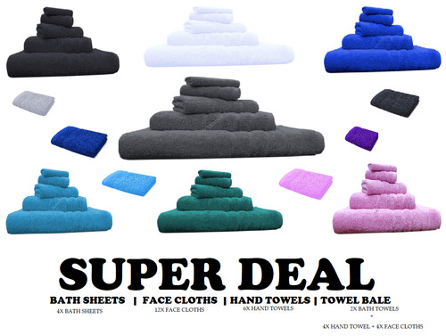 Luxury jumbo towel bale - towel,