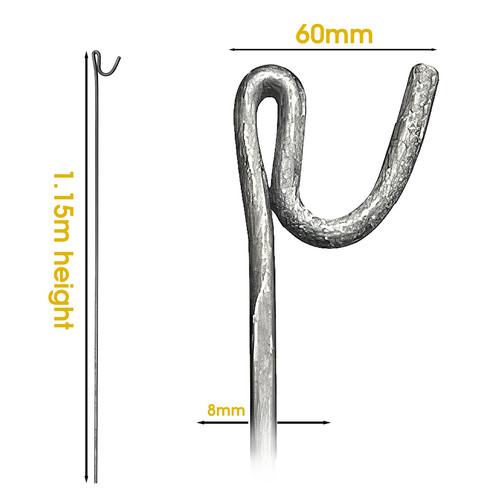 Fencing pins thick - pins, steel