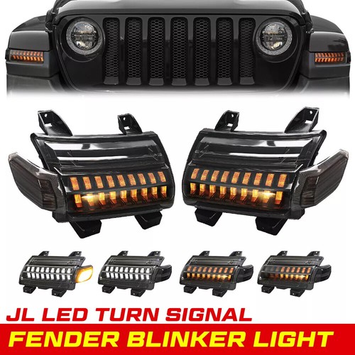 Pair led turn signal - turn, fender