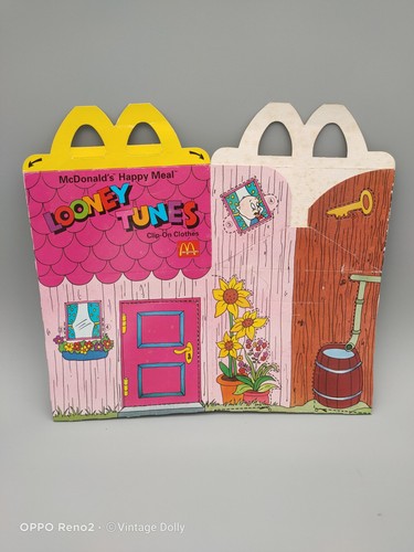 Mcdonalds unused happy meal - mcdonalds,