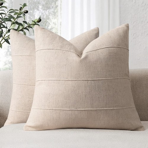 Fade resistant linen cushion - fade-resistant,
