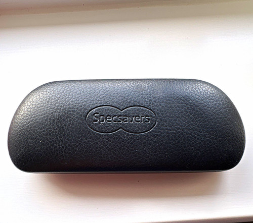 Specsavers black plastic - black, hard