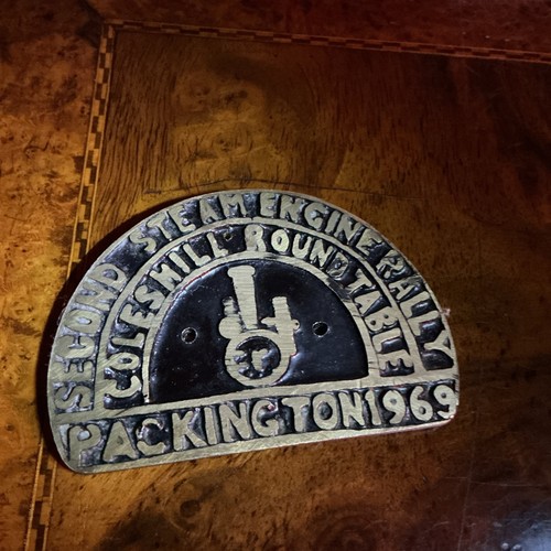 Steam rally plaque - steam,
