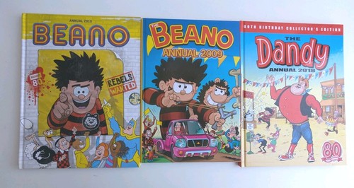 Beano dandy annuals - 10,