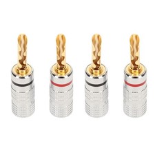｀2 Pairs BFA Banana Plug 4mm