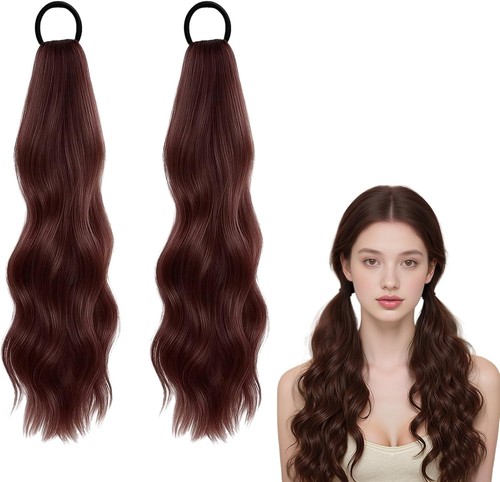 2pcs ponytail extension human - ponytail,
