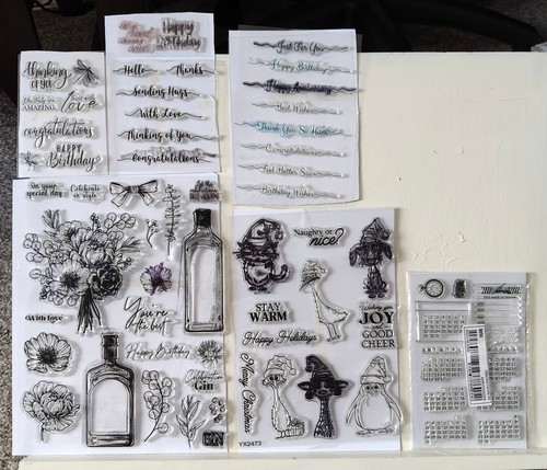Job lot clear stamps - clear,