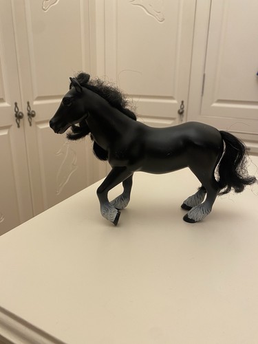Vintage black friesian draft - vintage,