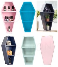 Coffin Shaped Wooden Spooky