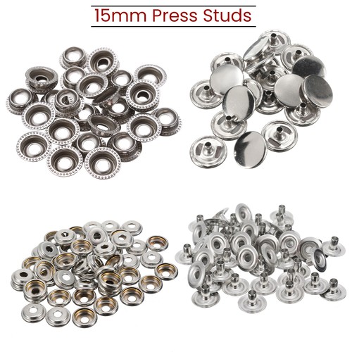 15mm press studs snap - 15mm,