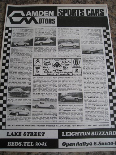 Camden motors sports cars - sports,