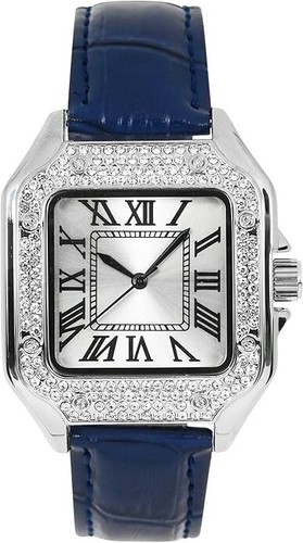 Iced out 32mm - , blue