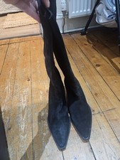 Zara Black Size 6 Cowboy Boots
