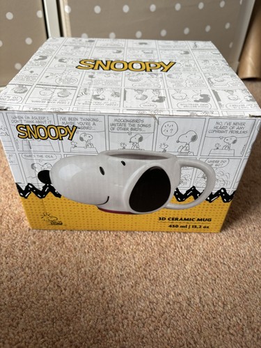 Offical peanuts snoopy head - snoopy, 3d