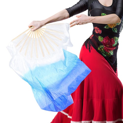 Dancing fan veil folding - folding,