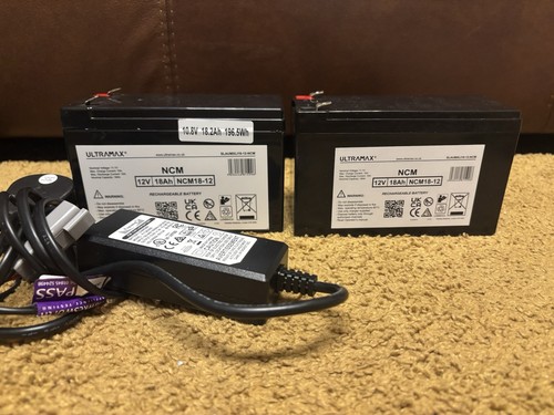 Two ultramax 12v 18ah - ultramax, battery