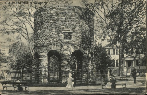 Old round mill stone newport - mill,