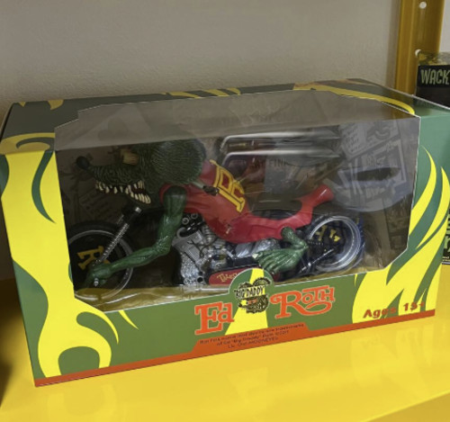Rat fink bike figure - rat,