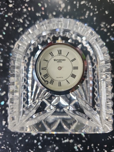 Waterford crystal desk clock - crystal,