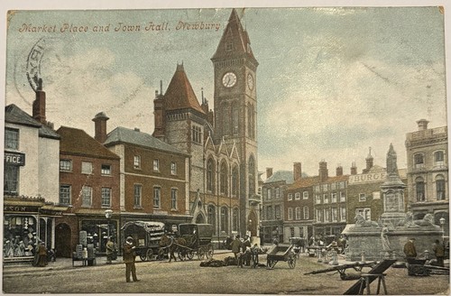 Market place and town hall - market,