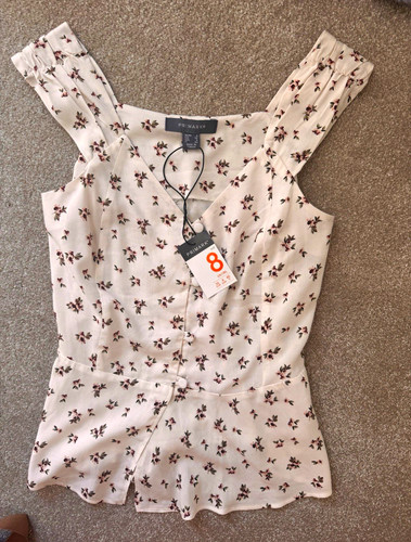 Primark ivory floral - ivory, square